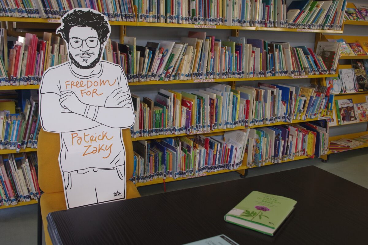 Biblioteca: adesione alla campagna #unasediaperZaki